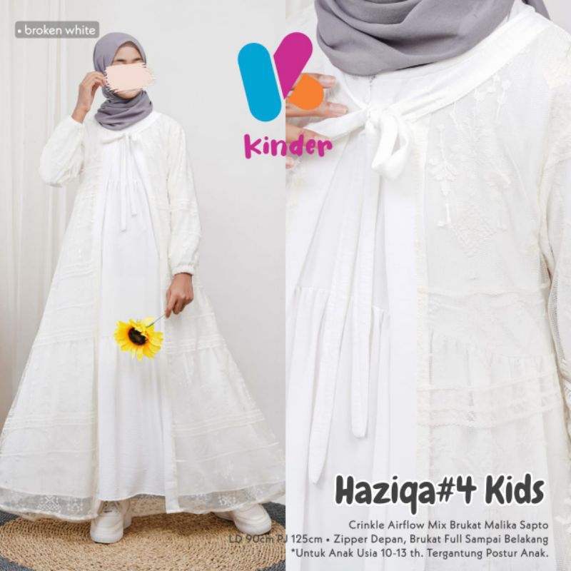 Baju Anak Gamis Anak Umur 10 - 13 Tahun HAZIQA #4
