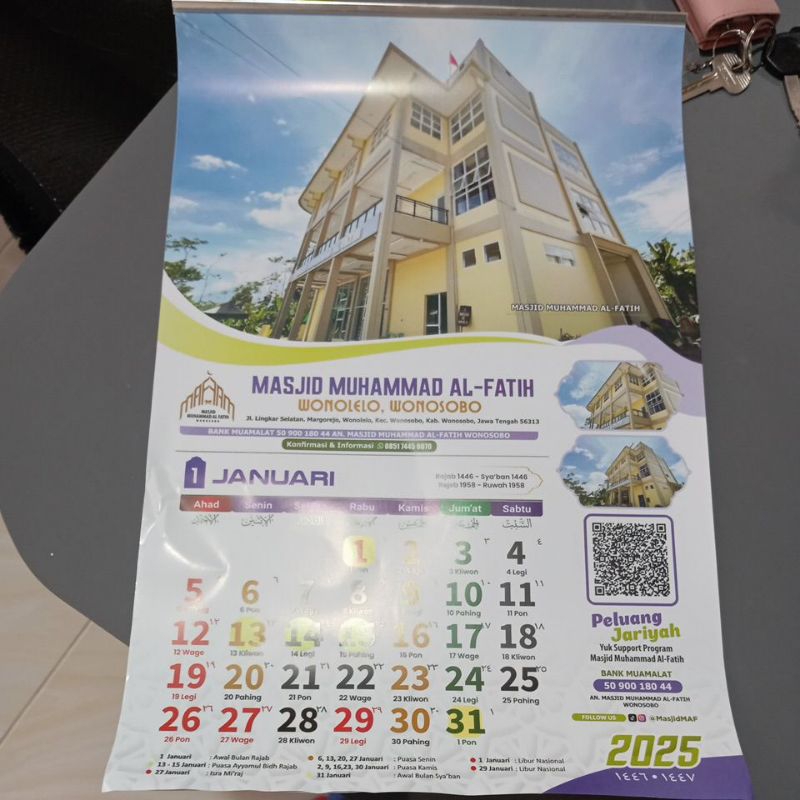 

Kalender 2025 (Masjid Muhammad Al Fatih Wonolelo Wonosobo)