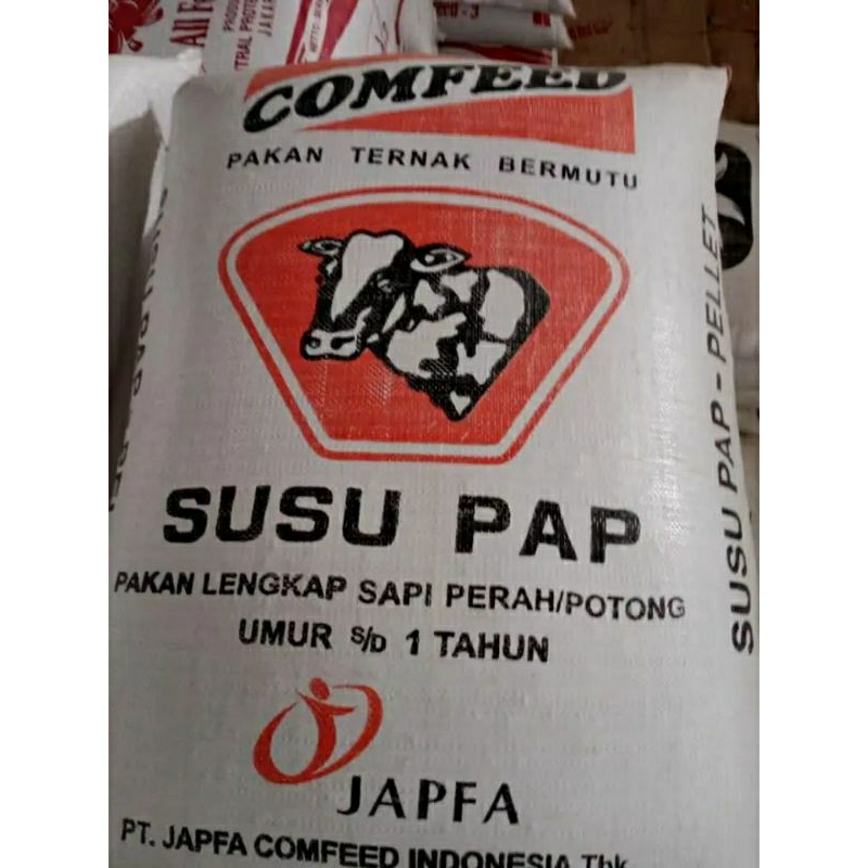 KONSENTRAT SAPI SUSU PAP COMFEED BUTIRAN PUR PELLET UNTUK CEMPE PEDHET ANAKAN SAPI KERBAU DOMBA KAMB