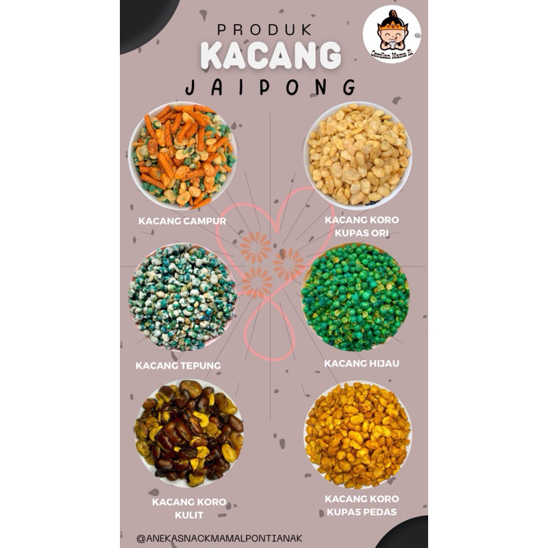 

Kacang Jaipong Kupas Ori 500g