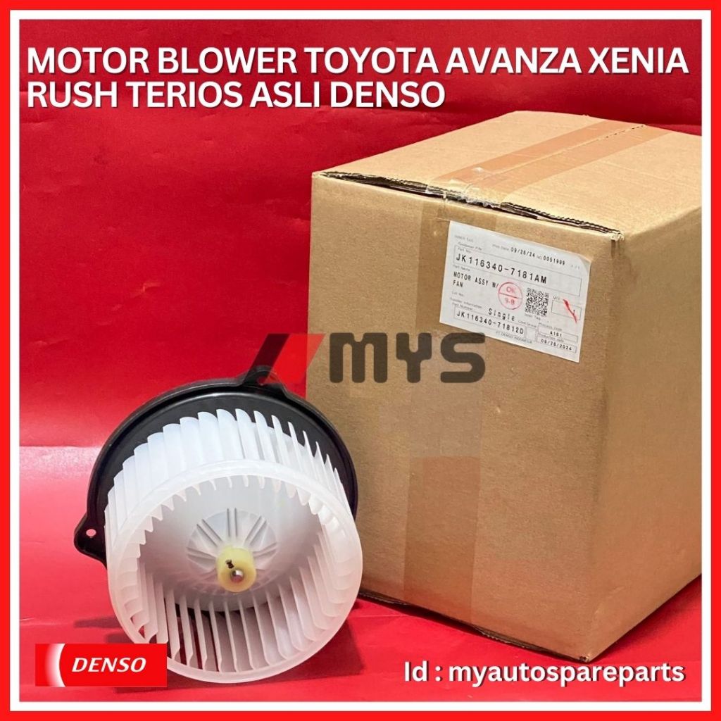 MOTOR BLOWER AC Mobil TOYOTA Avanza Xenia Rush Terios ASLI DENSO