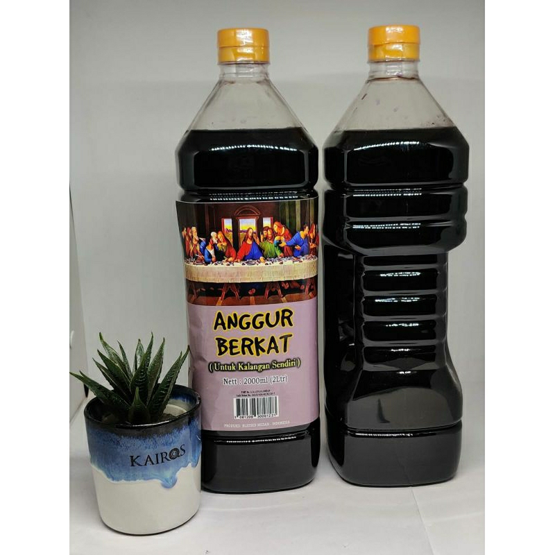 

anggur minuman sirup perjamuan kudus 2 liter