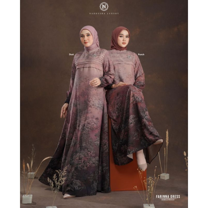 Farinna Dress by nadheera luxury bahan issabella premium