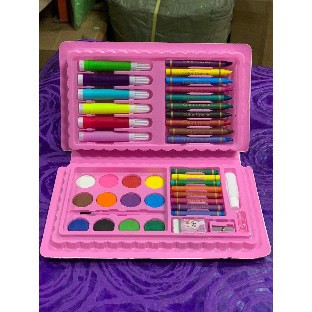 

art set indihe 42 buah isi crayon spidol pensil warna set set menggambar gambar