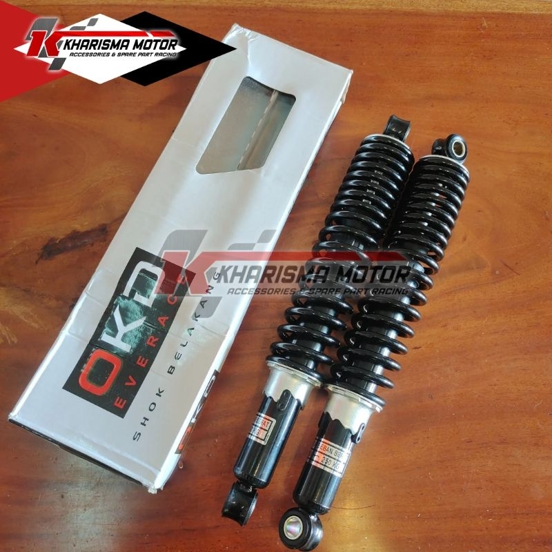 SHOCK OKD BEBAN BERAT 340 MM BLACK