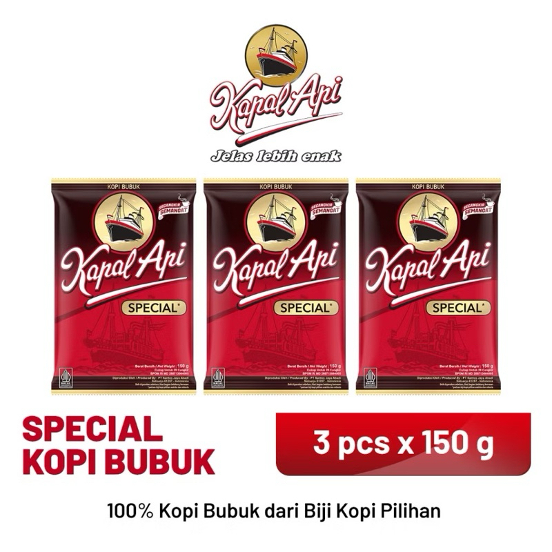 

KOPI KAPAL API special 150gx3bks