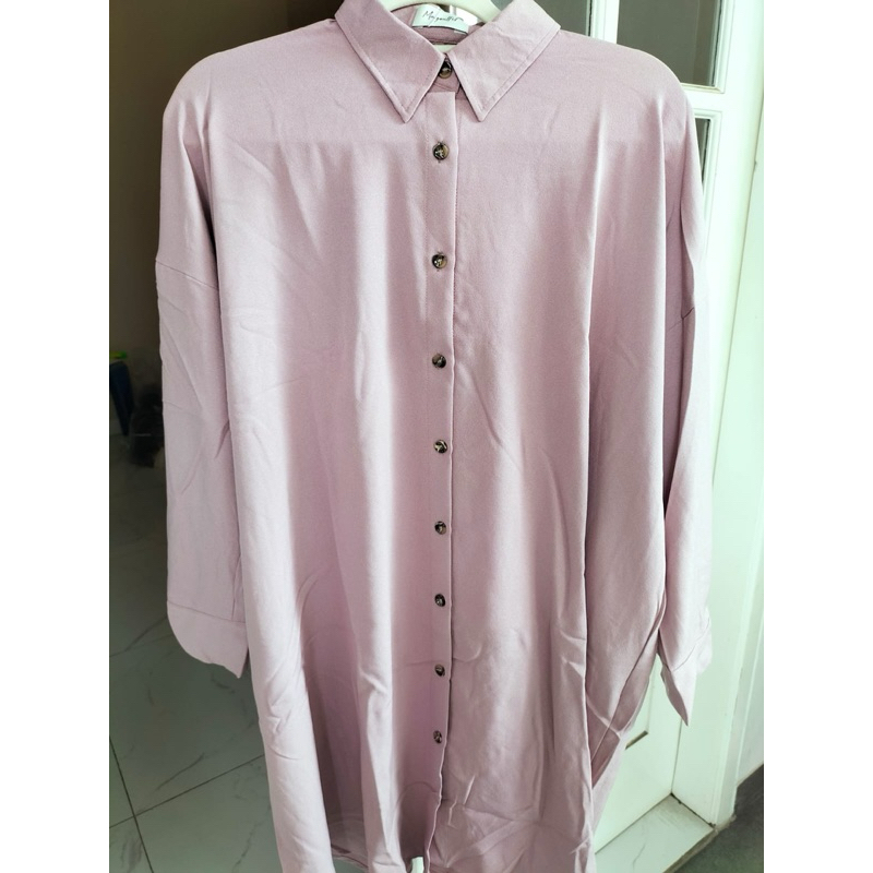 New Kemeja Dusty Purple
