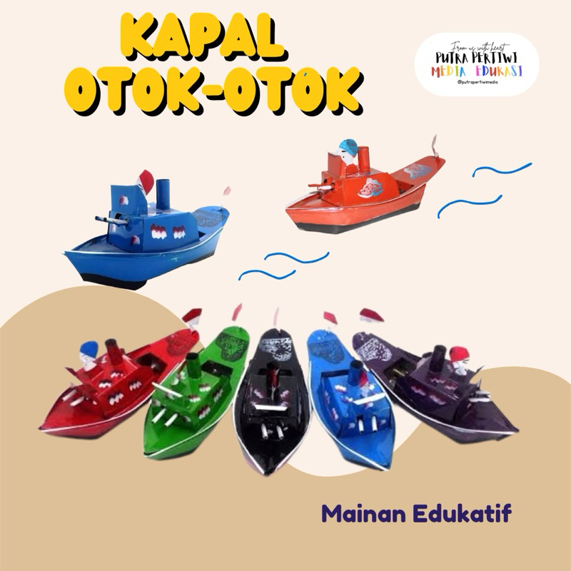 Kapal Otok-Otok Perahu Otok Jadul