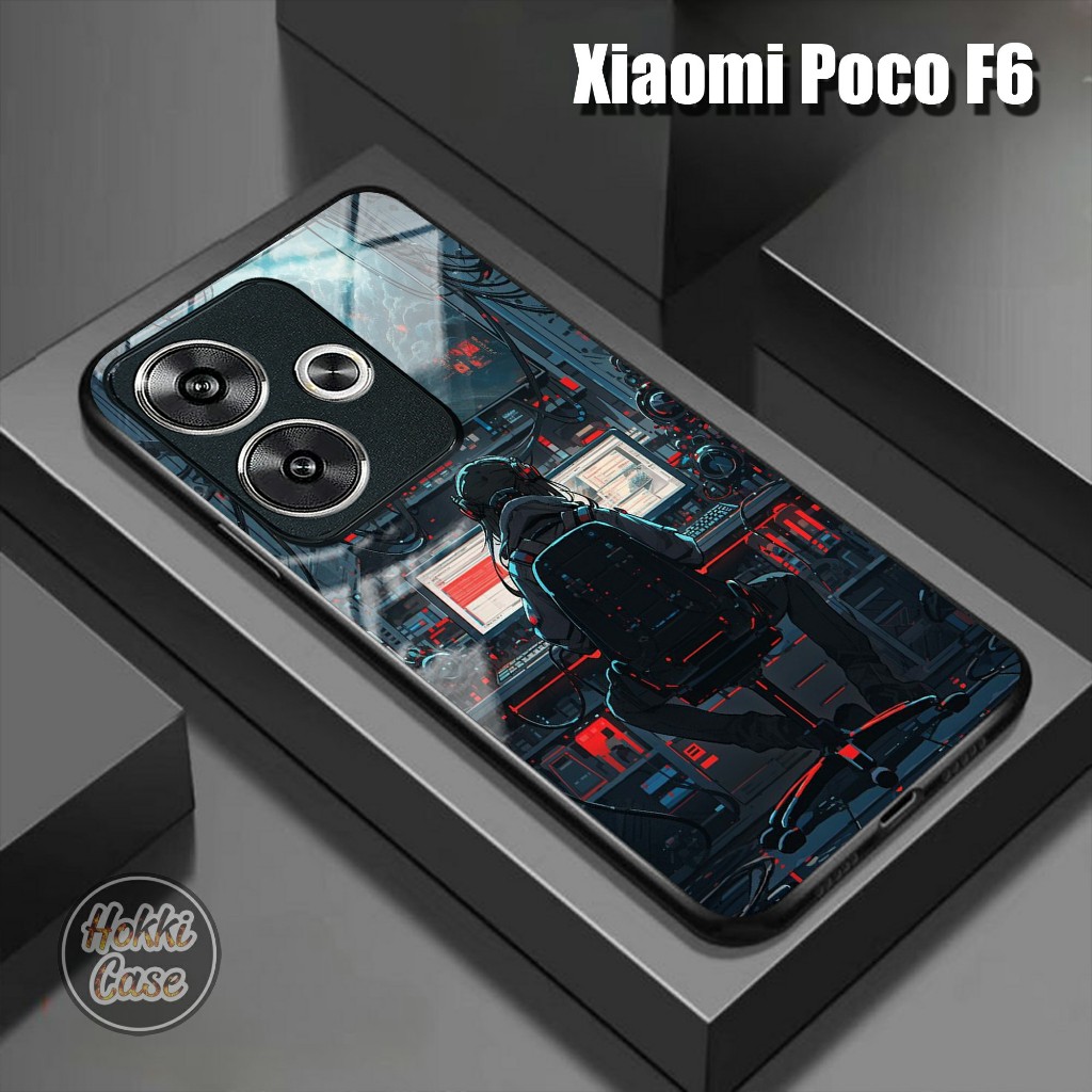 Case Poco F6 - Softcase Glass Poco F6 Premium - Casing Poco F6 - Silikon Poco F6 - Softcase F6 [553H