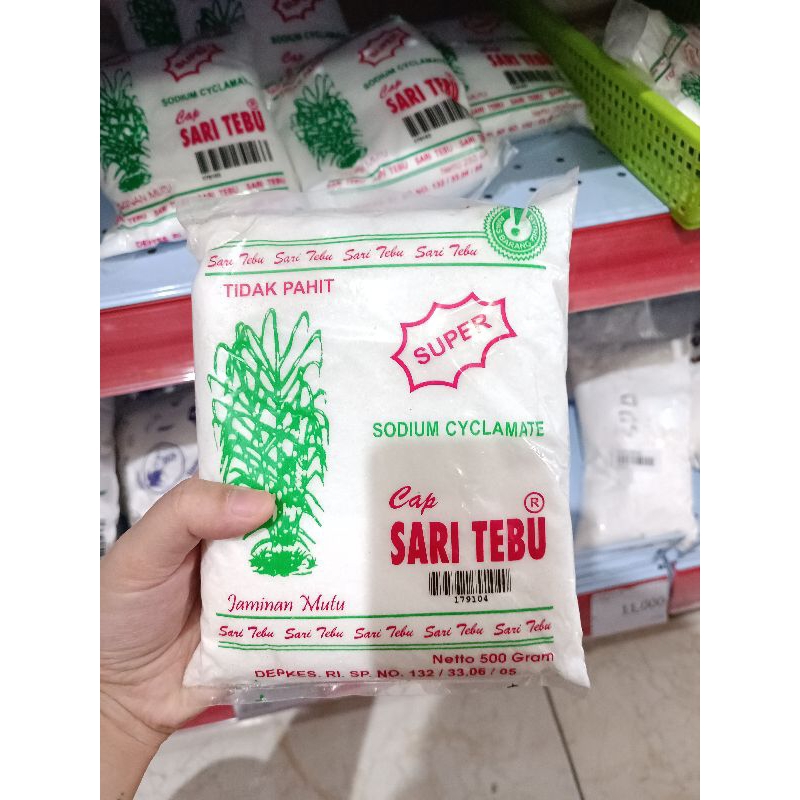 

[ 500 GRAM ] Sari Tebu Pemanis Buatan Natrium Siklamat 500 Gram