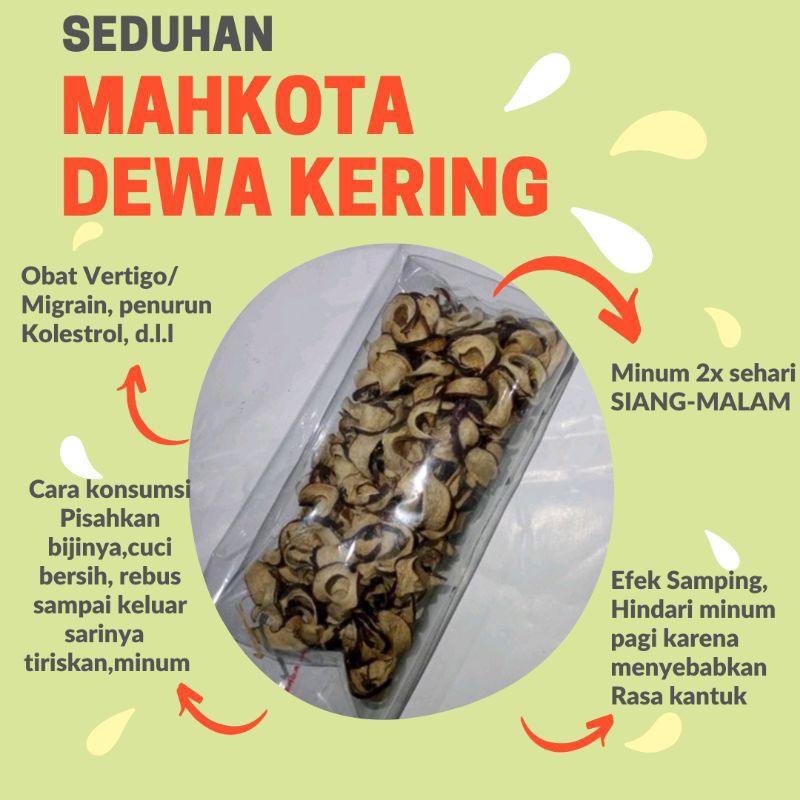 

mahkota dewa kering 1 kg