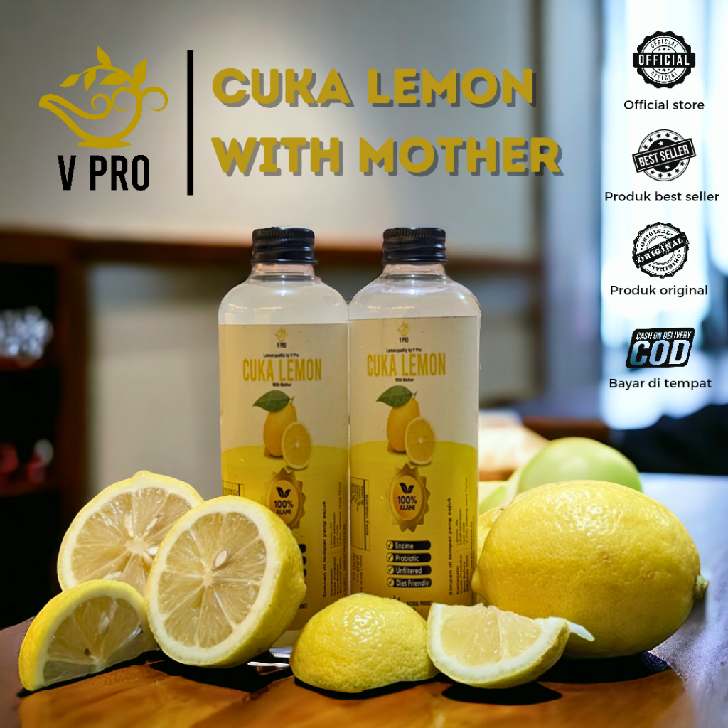 

Cuka Lemon Premium - Solusi Sehat Alami untuk Diet, Detoks, & Perawatan Tubuh-250ml