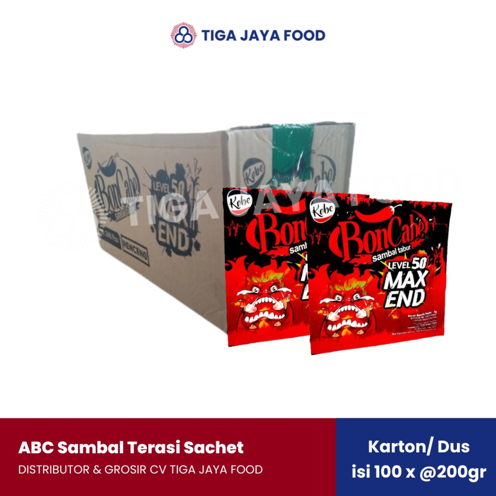 

BonCabe Level 50 Max End Sachet isi 20 x 12 x 2,5gr (Dus/Karton - Grosir)