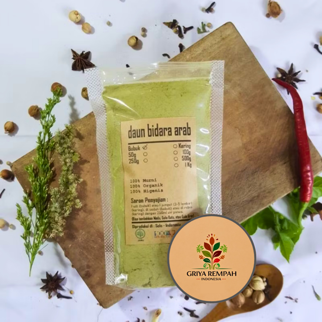

DAUN BIDARA ARAB BUBUK 500 GRAM – Widara Sidr Ramuan Rempah Herbal Kering Jamu Tradisional untuk Kesehatan & Perawatan Tubuh Simplisia Ziziphus spina-christi
