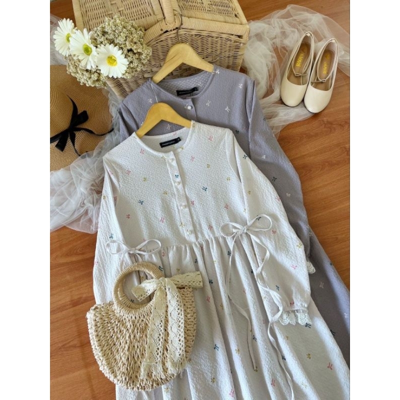 Mysha Iwearmysha Gamis Motif Cantik Size S--XL LITTLE KALILA