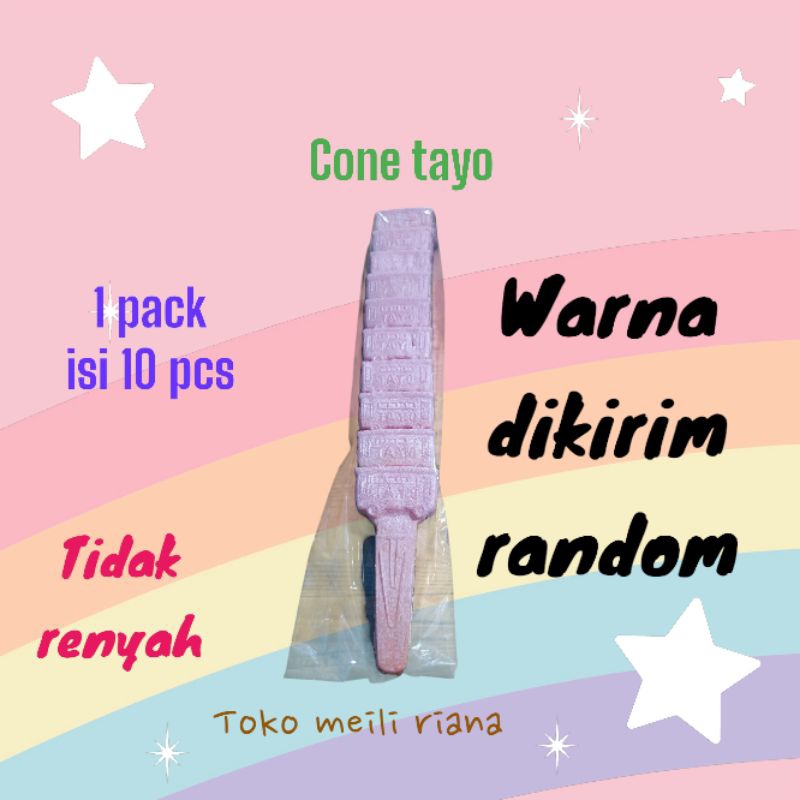 

cone tayo cone karakter cone murah bekasi kon eskrim ice cream