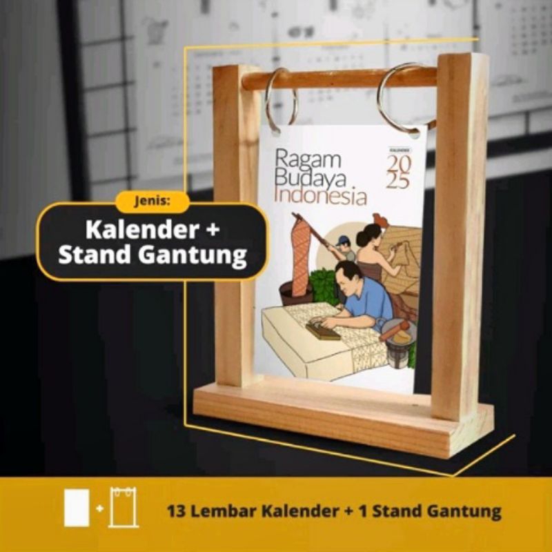 

#2 STAND KALENDER ESTETIK (STAND GANTUNG & EASEL) - TIDAK TERMASUK KALENDER