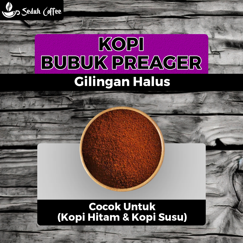 

SEDUH- Bubuk Kopi Bubuk Preager Aroma & Rasa Khas Premium 200gr