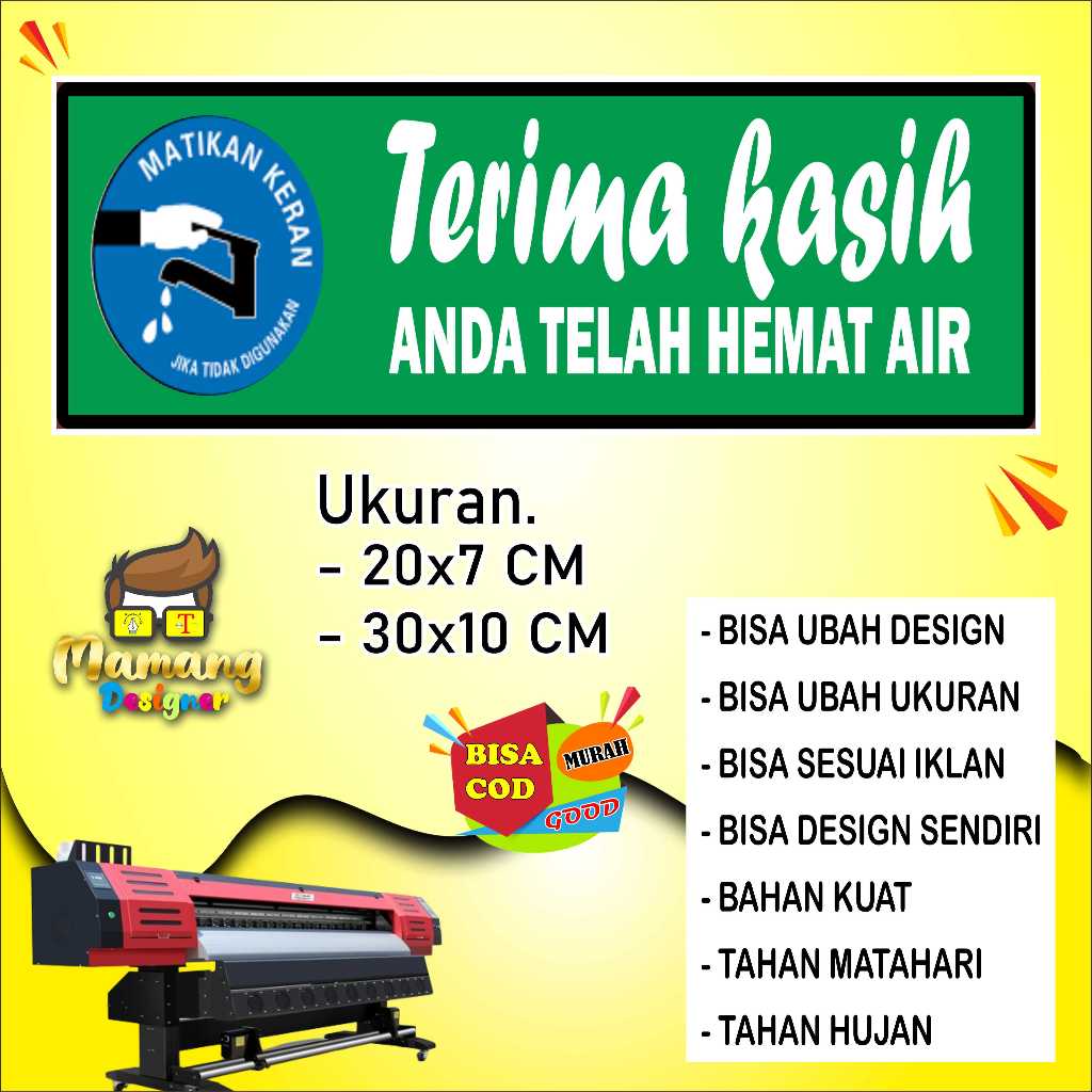 

Stiker Tempelan Tulisan Terimakasih Bahan Kuat Hijau
