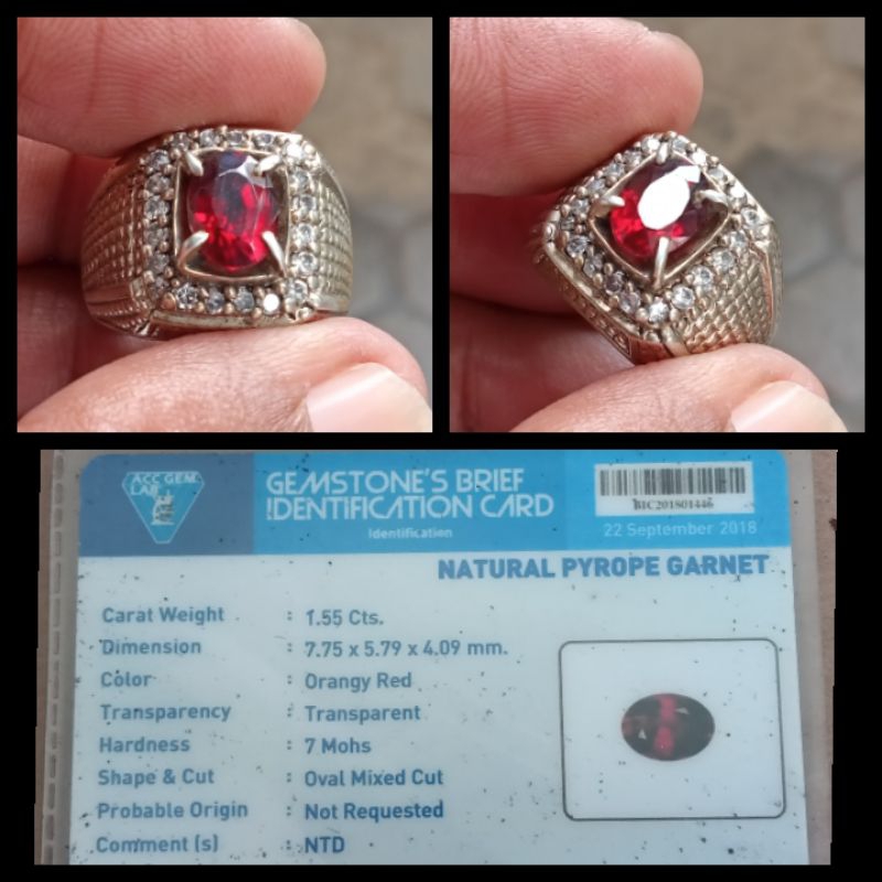 permata pyrope garnet