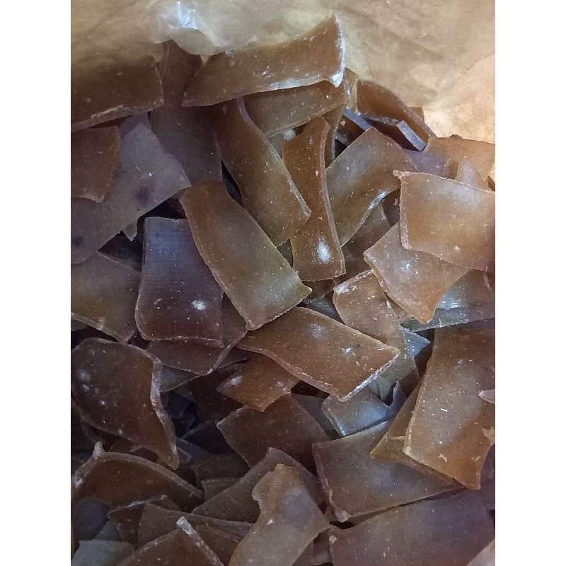 

kerupuk coklat/kulit