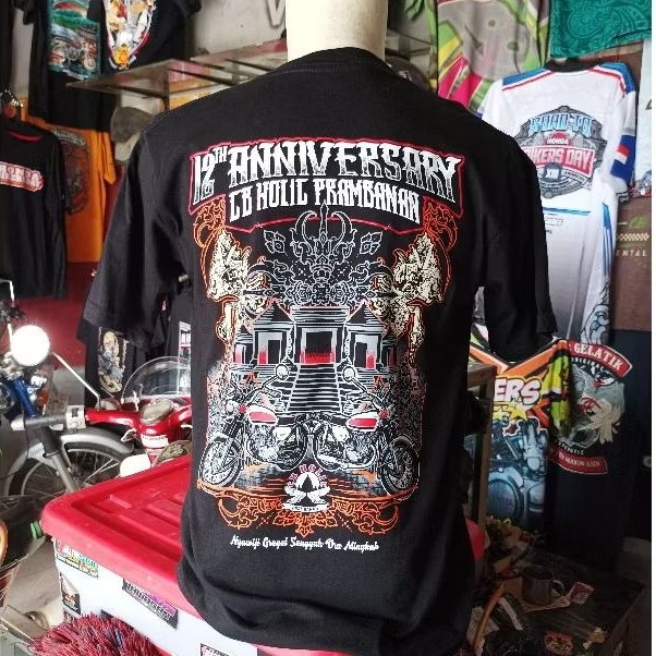 Kaos acara CB Holic Prambanan 2025