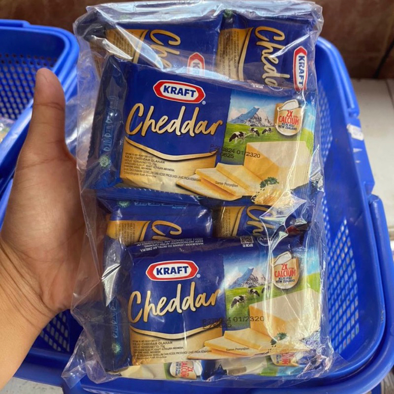 

KRAFT KEJU CEDDAR ISI 10PCS 70GRAM