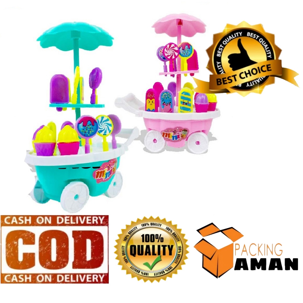Mainan Ice Cream Stroler/ Mainan Gerobak Eskrim 526 JSP