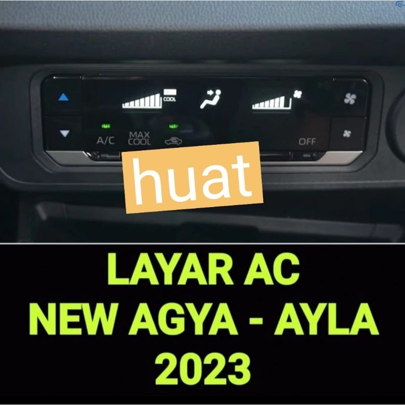 anti gores premium layar AC digital new agya ayla 2023
