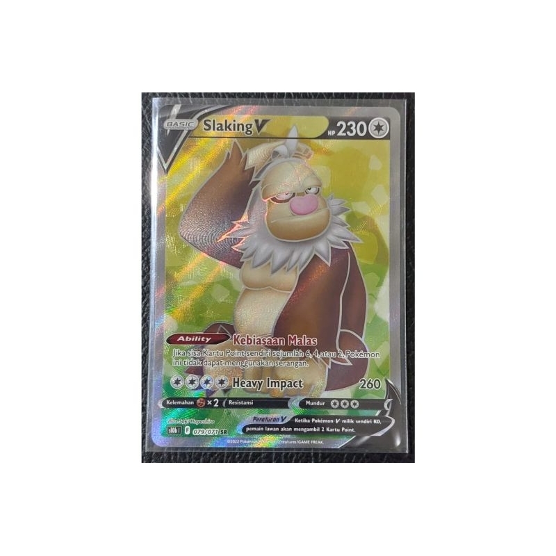 Kartu Pokemon TCG - Slaking V SR (S10b) 079/071