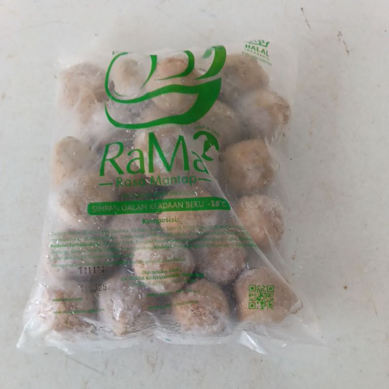 

Bakso "RAMA yg Premiumnya" , Daging Sapi+ayam, 25bj300 gram expired juni 2025,ukuran pentol standar