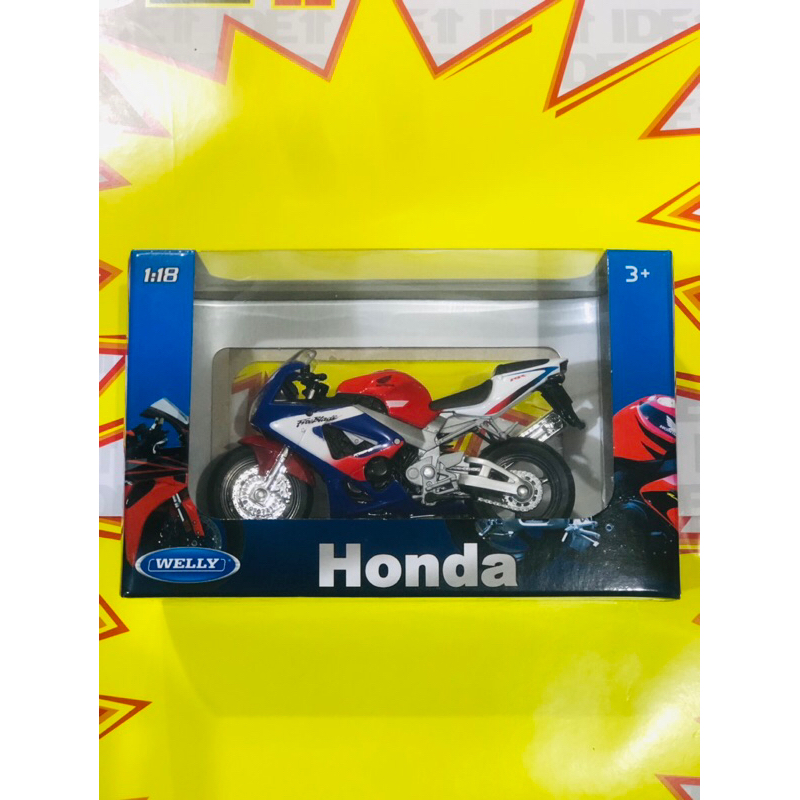 Welly Diecast Honda CBR900RR Fireblade 1:18 - Motor Balap