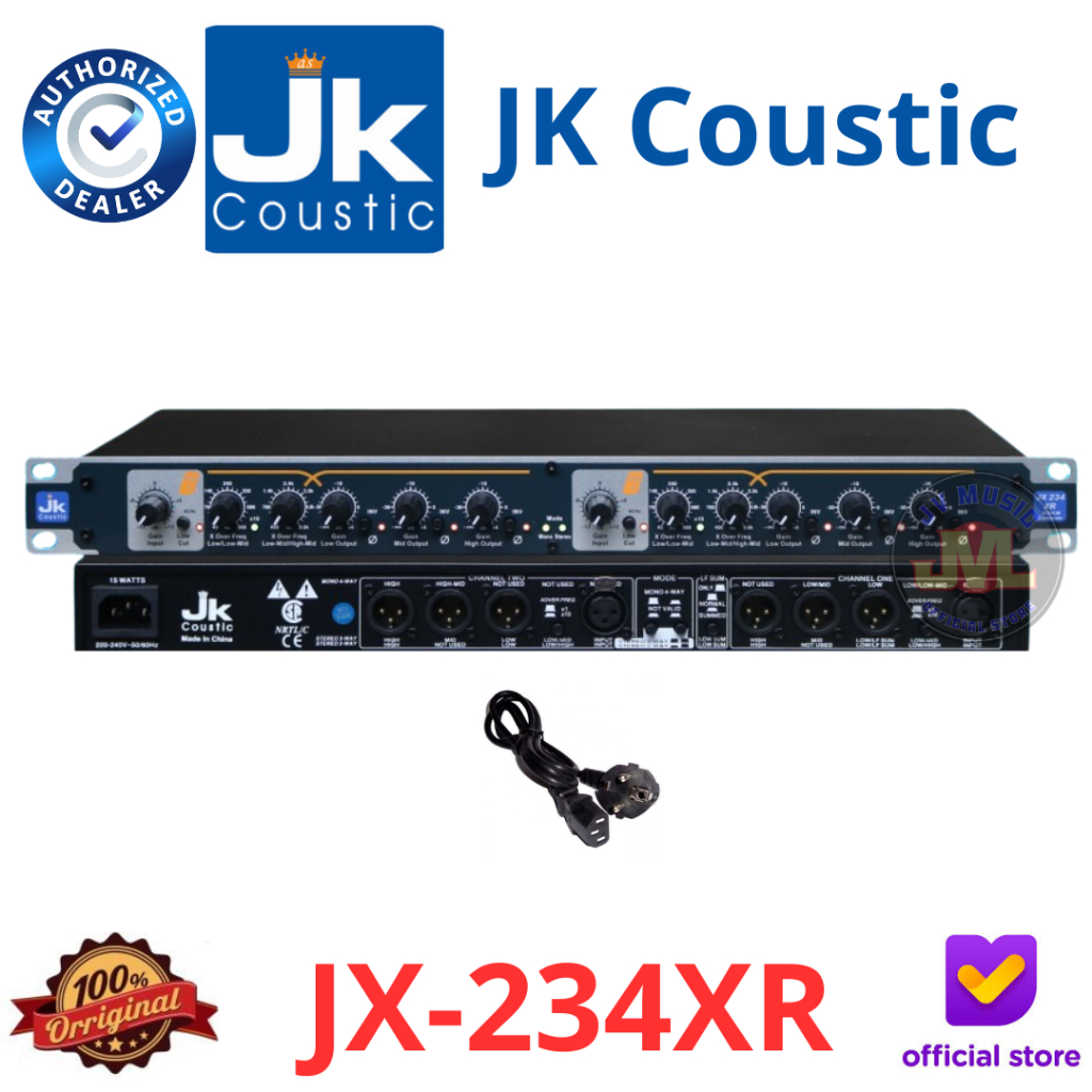 JK Coustic JX234XR Crossover Aktif JK Coustic JX-234 XR