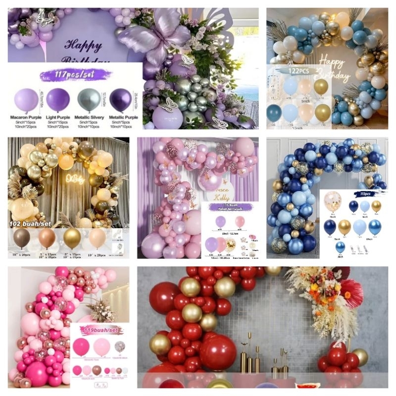 Paket Dekorasi Pesta Paket Balon Dekorasi Ulang Tahun Pernikahan Aqiqah