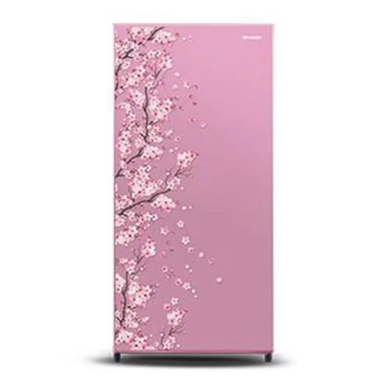 Sharp Kulkas 1 Pintu Kirei III Sakura Series - SJ-N162D-SP - Merah Muda