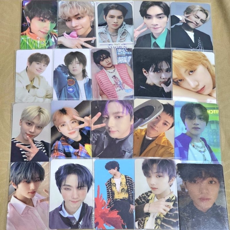 NCT Dream NCT 127 WayV photocard Jisung hotsauce ISTJ seasons greeting Haechan glitchmode Jaemin Fan