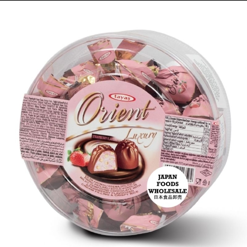 

Tayas Orient Bottom PVC Strawberry 250gr / coklat impor / coklat turki