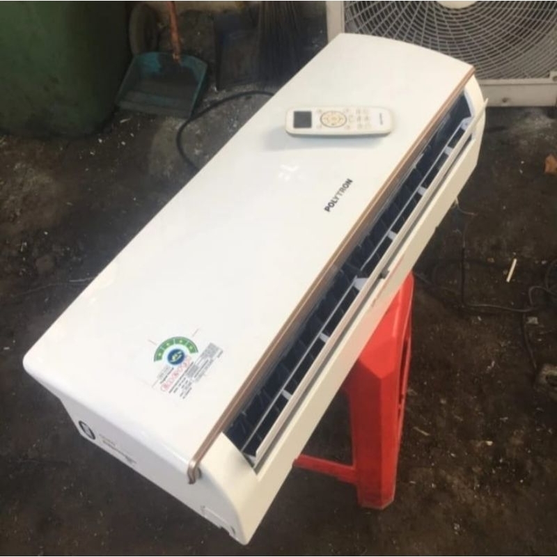 Kipas indor ac 1pk original + remot + breket + colokan
