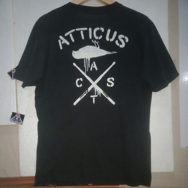 ATTICUS dead bird crew t-shirt size S fit M SECOND ORIGINAL