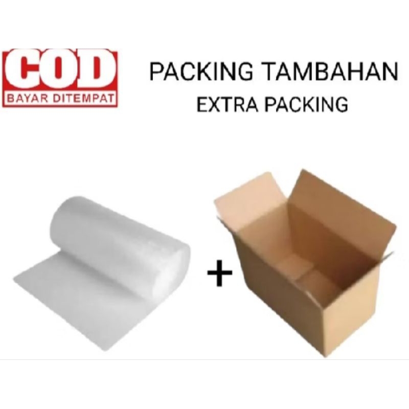 

Extra Packing (Bubble Wrap+Kardus)