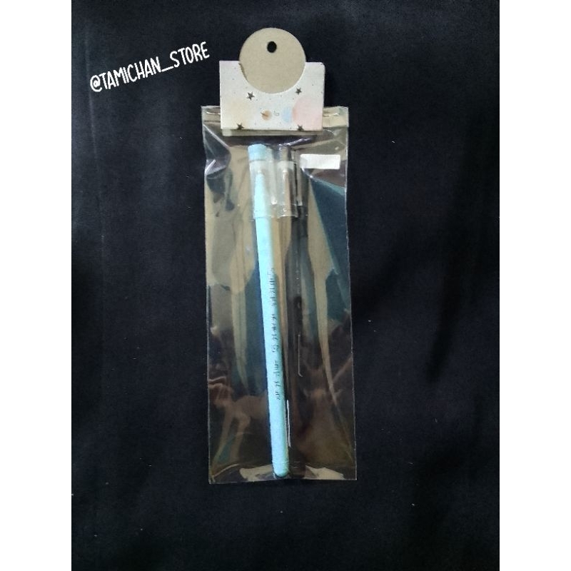 

[ TAMI-CHAN ] BOLPOINT GEL IMUT "HITAM" ISI 2