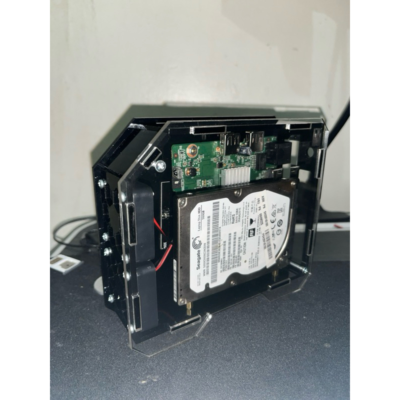 CASE/CASING AKRILIK UNTUK STB HG680P& B860H V1/V2/V5 NAS,OPENWRT