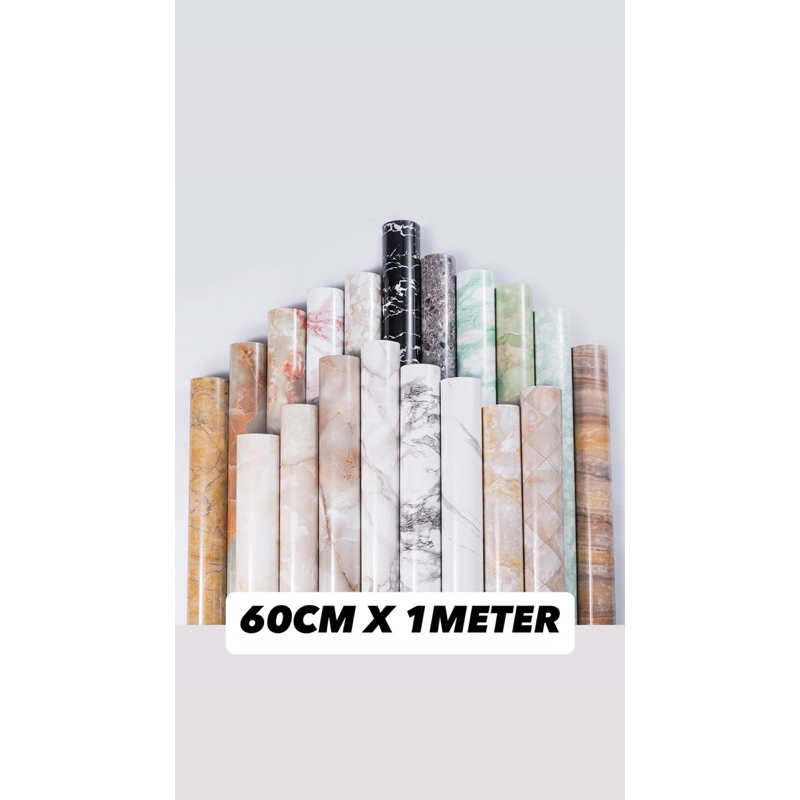 (kitty) Wallpaper Stiker Dapur 60CM X 1Meter Anti Panas Anti Minyak