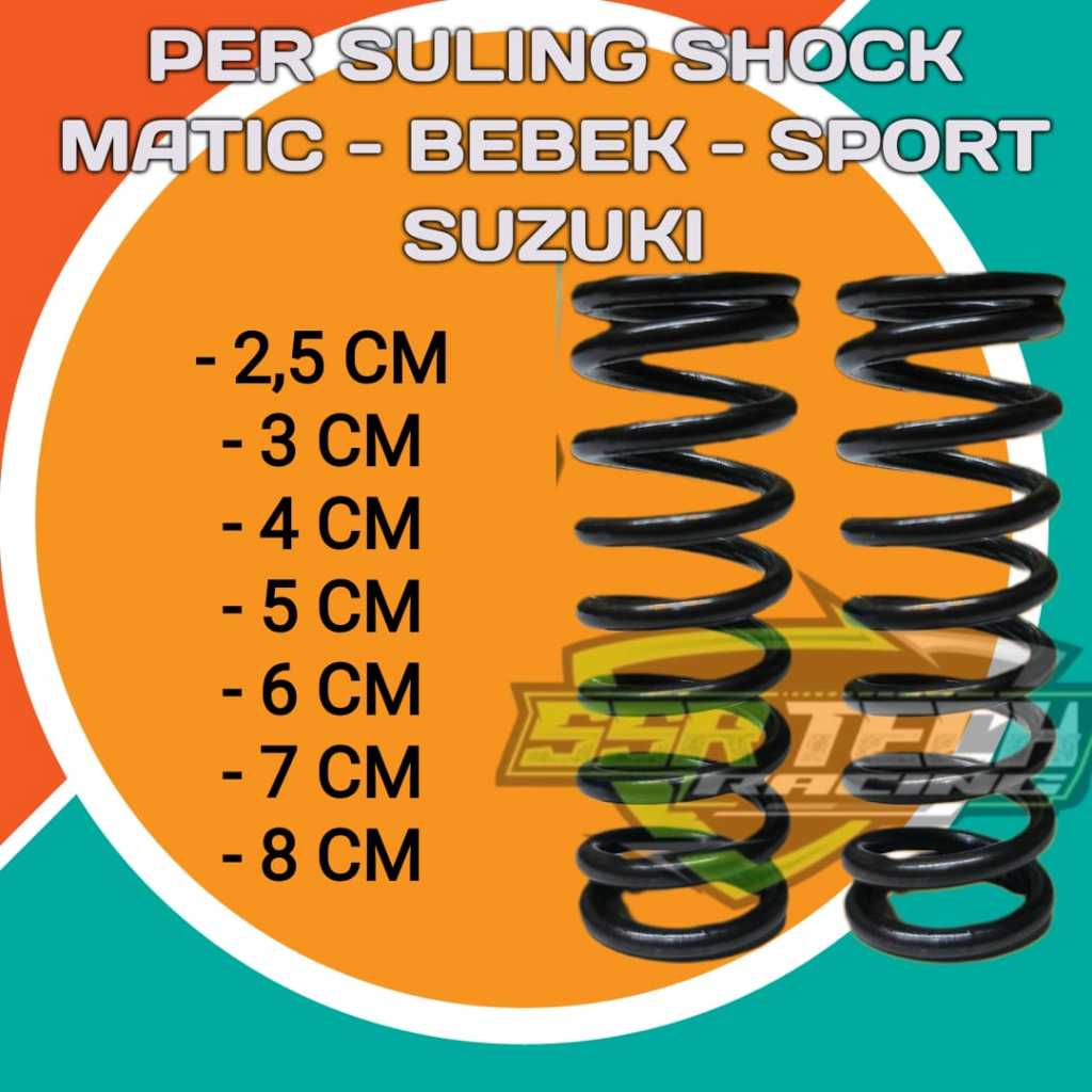Per Suling Shock Depan Rebound Down size Suzuki Matic Bebek Sport