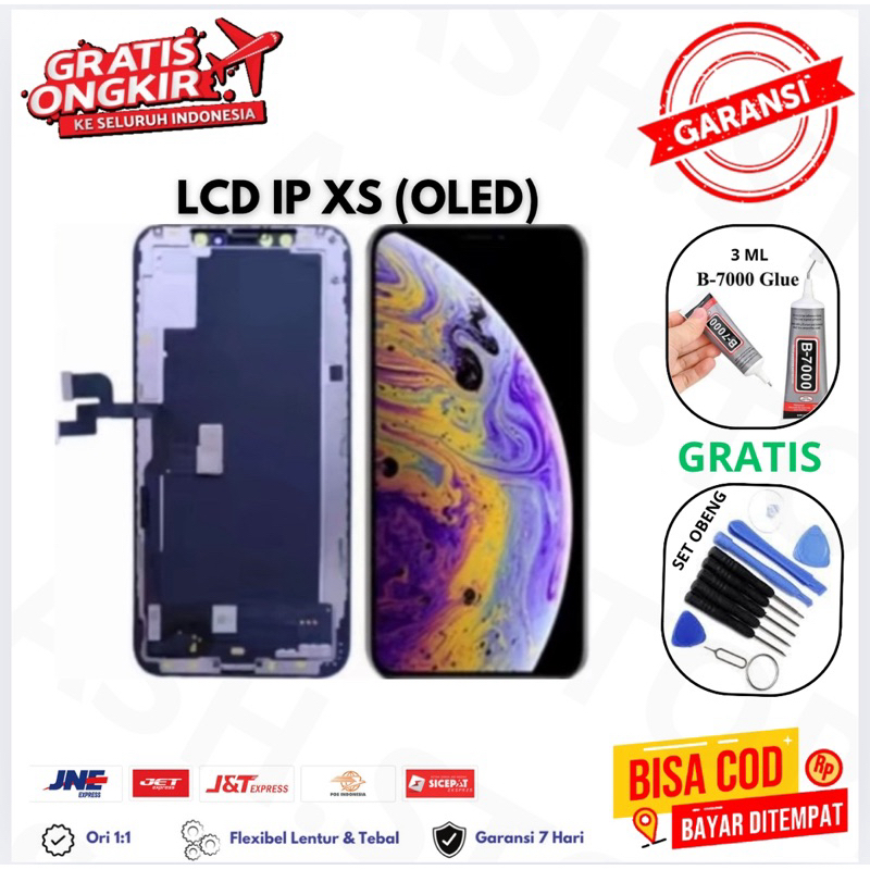Lcd Touchscreen Iphone XS (oled) Fullset Original Free Lem obeng/Lcd Iphone XS (amoled)
