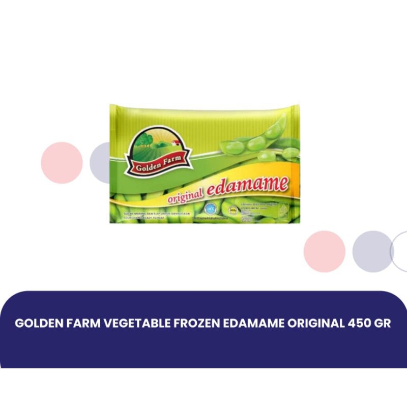 

Golden farm edamame original frozen 450 gram