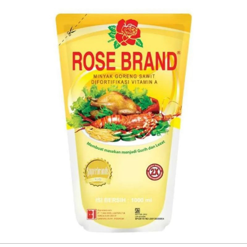 

Minyak goreng Fortune/Sania/Rose brand 1 liter