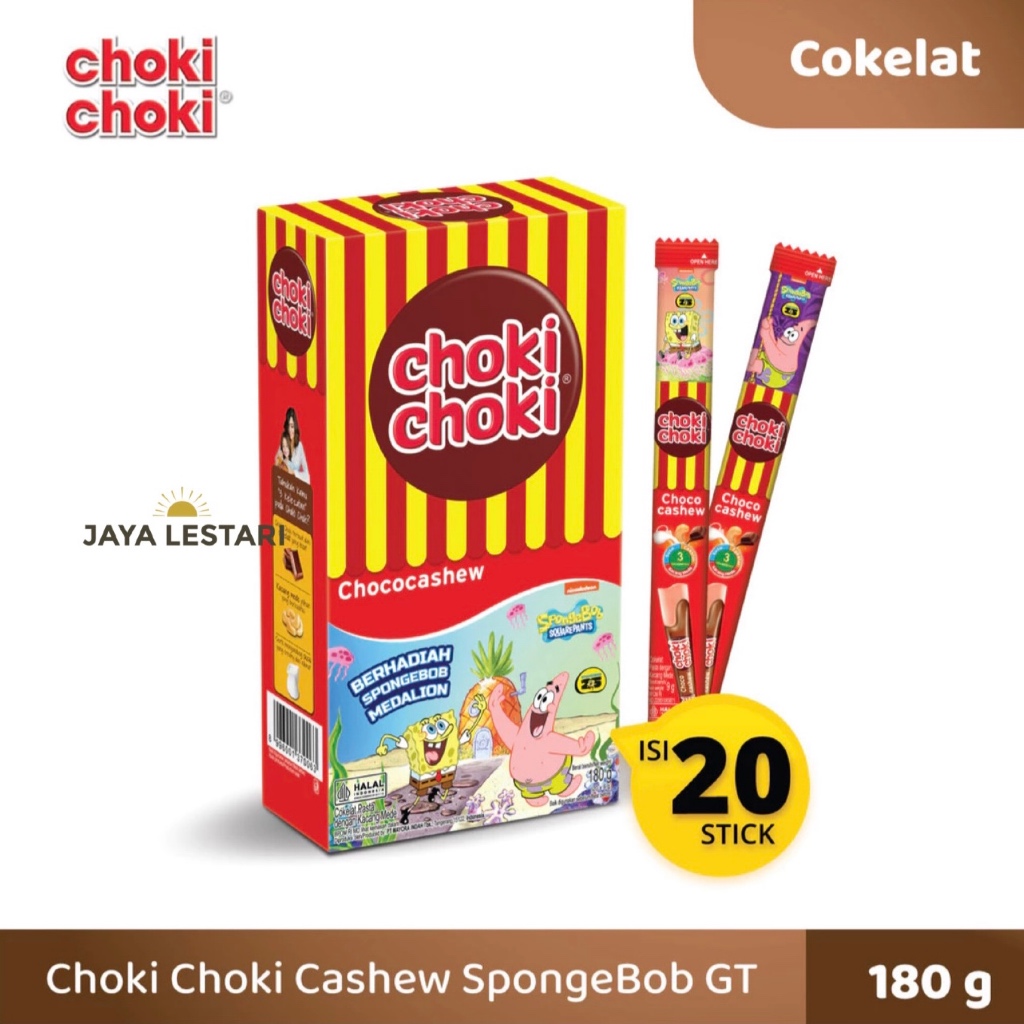 

Choki Choki Chococashew (Isi 20/Box) (20x9g)