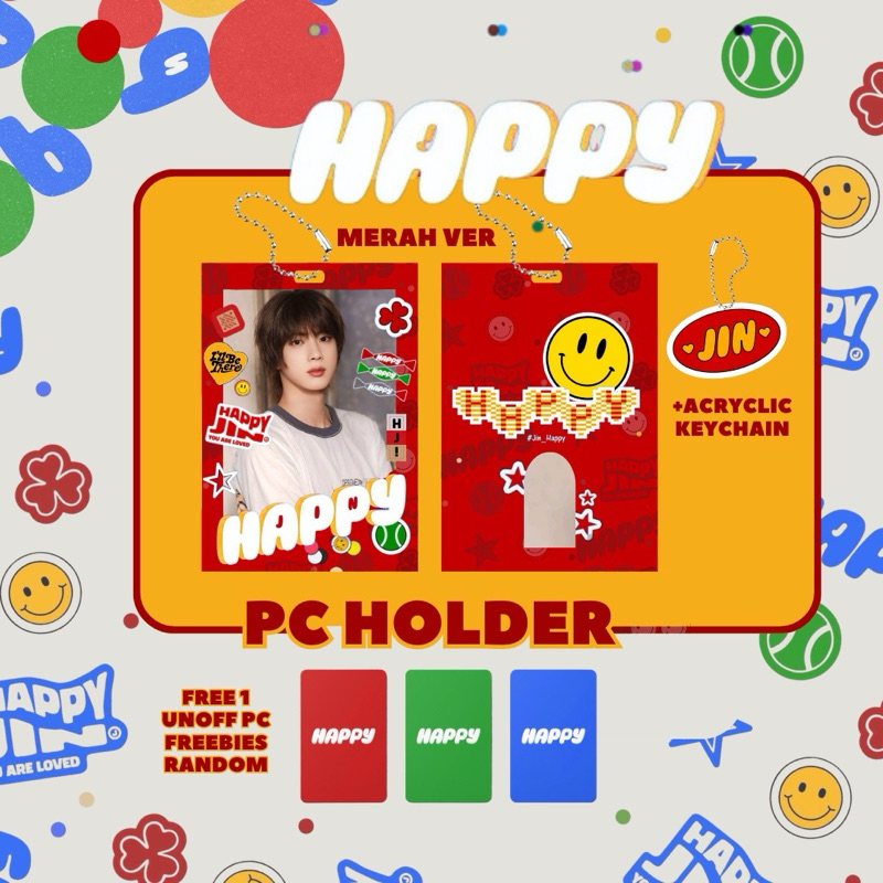 SEOKJIN HAPPY CAHOL, HAPPY KEYCHAIN, CAHOL BTS, CAHOL SEOKJIN BTS