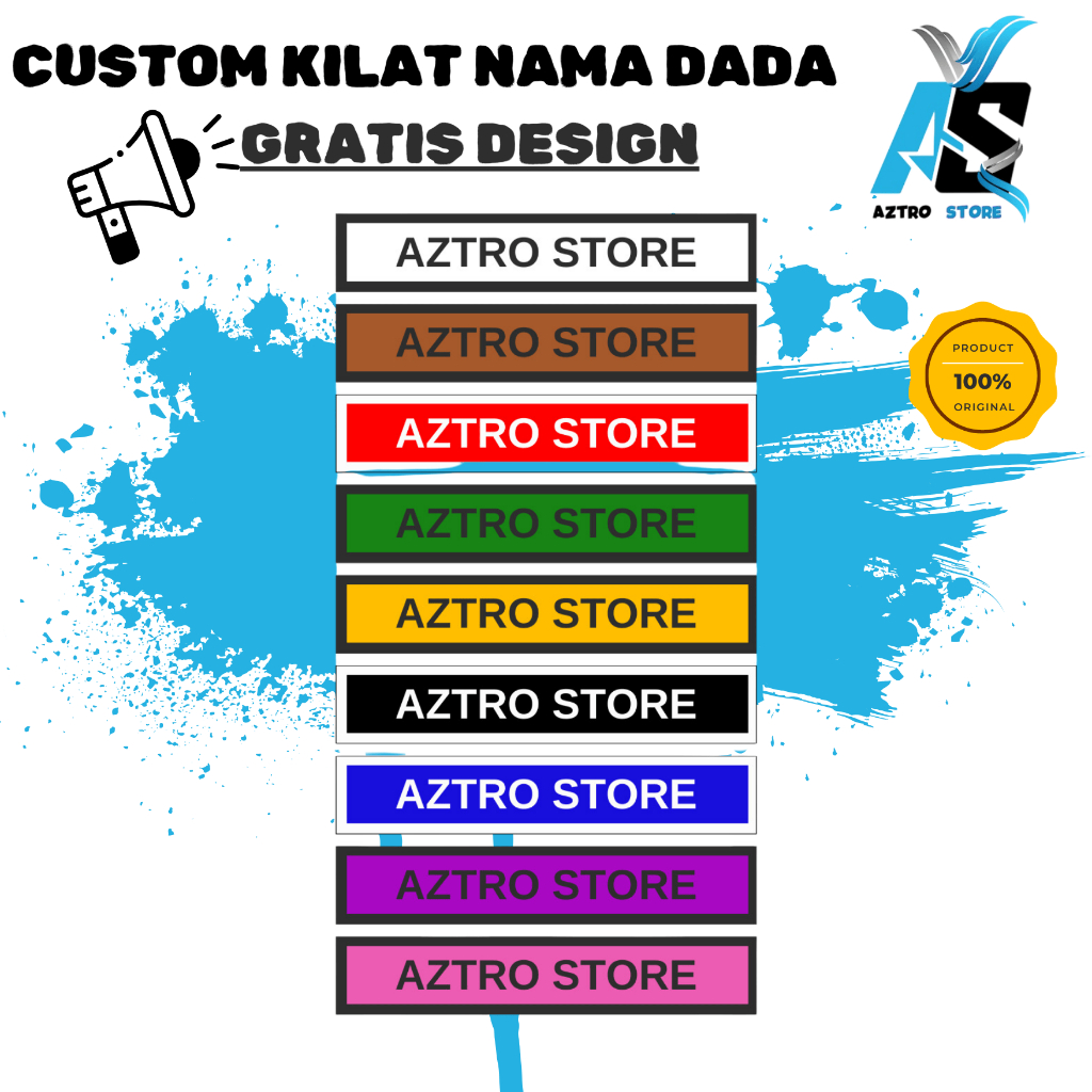

BED NAMA DADA CUSTOM (1HARI JADI) , BET NAMA BORDIR , BET NAMA CUSTOM , NAMA TAG , BAT , BORDIR DADA